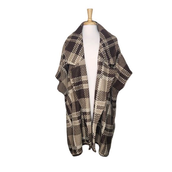 Treasure & Bond Fleece Plaid Jacket OS NWT - Picture 3 of 9